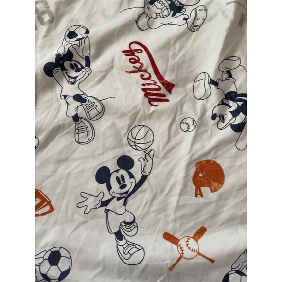 Disney Mickey Mouse Sports Twin Flat Sheet & Pillowcase Set - Picture 7 of 12